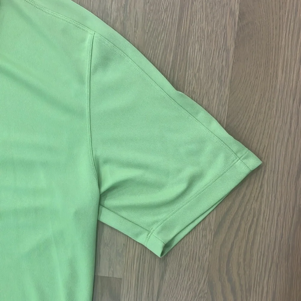 Nike Golf Men’s Lime Green Dri-Fit Polo Polyester Short Sleeve Shirt Top